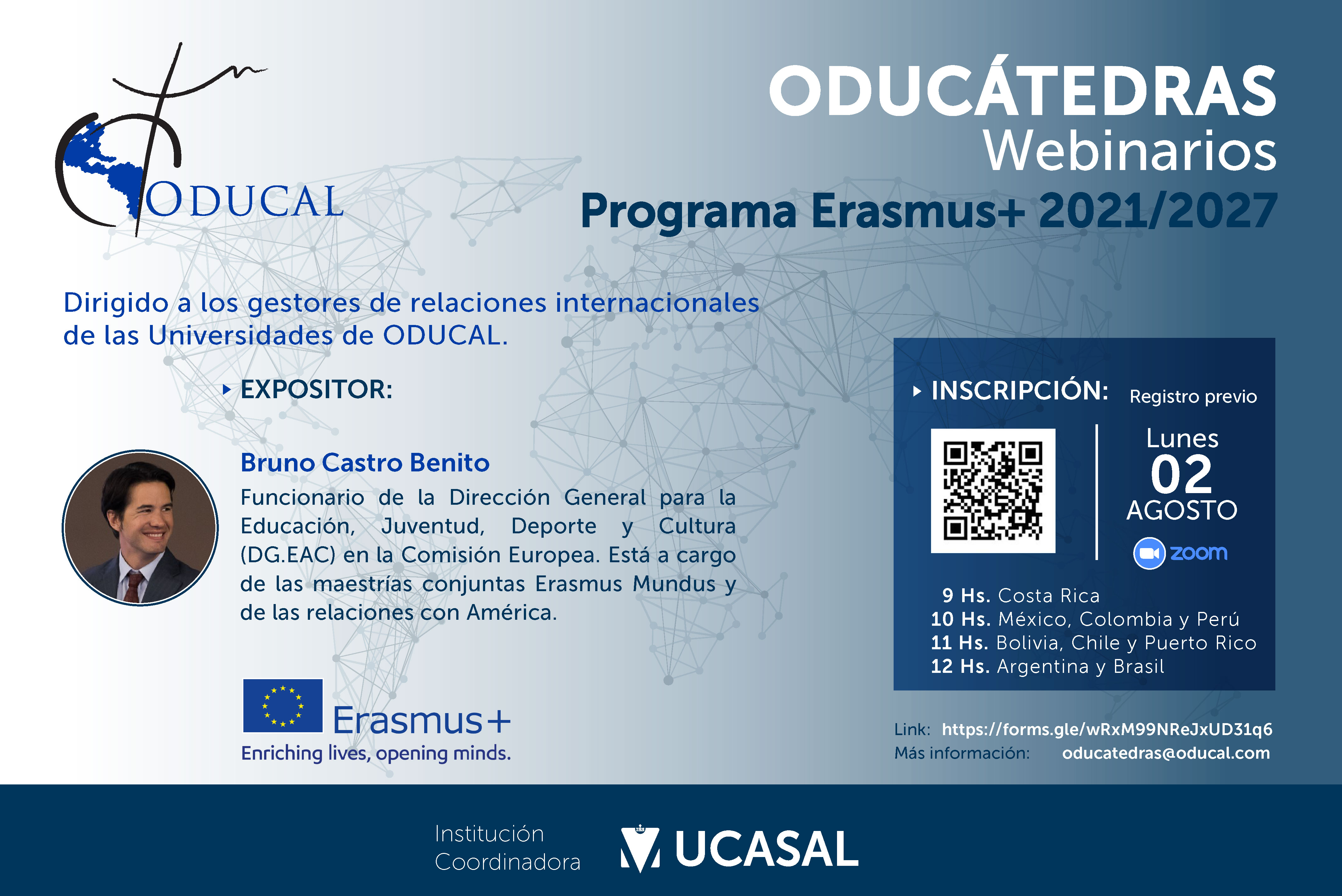ODUCÁTEDRAS Programa Erasmus