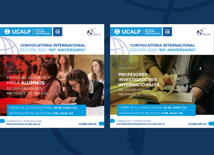 La Universidad Católica de La Plata lanza la edición 2024 de la Convocatoria Internacional para Profesores Investigadores y Alumnos