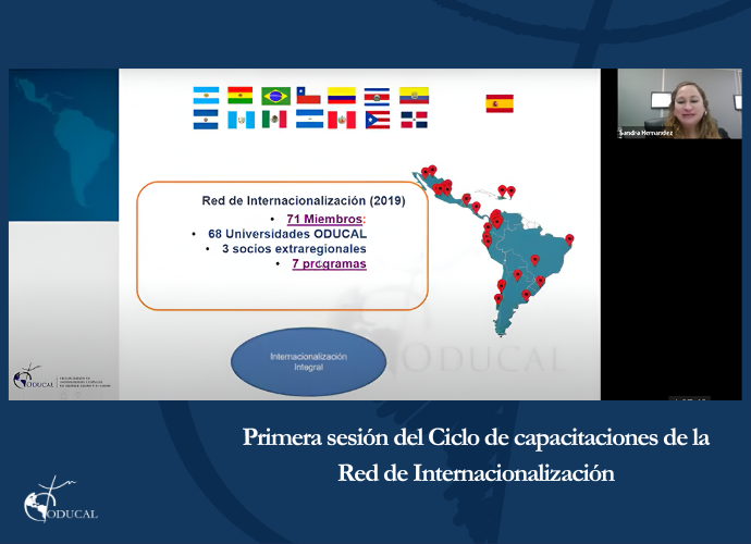 Primera sesión del Ciclo de Capacitaciones de la Red de Internacionalización