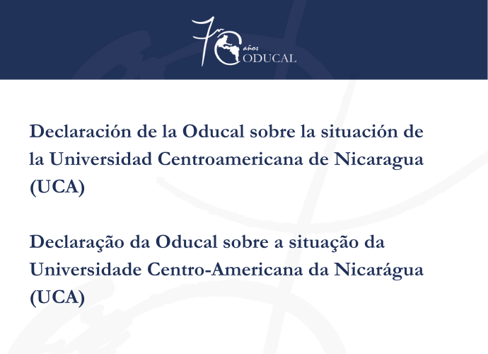 Declaración de la Oducal sobre la situación de la Universidad Centroamericana de Nicaragua (UCA)