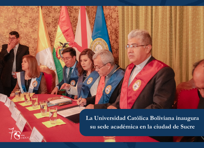 La Universidad Católica Boliviana inaugura su sede académica en la ciudad de Sucre