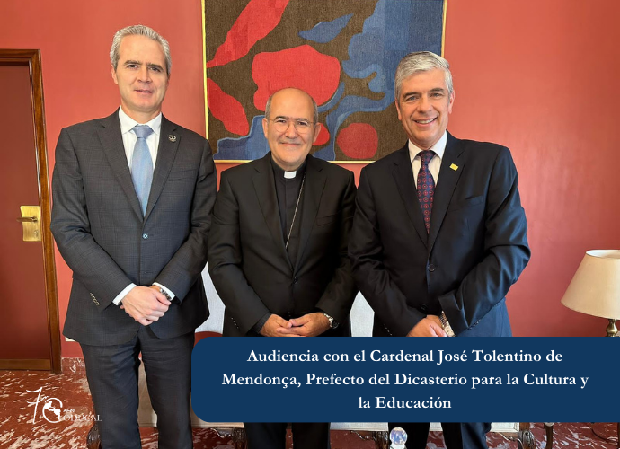 Audiencia con el Cardenal José Tolentino de Mendonça, Prefecto del Dicasterio para la Cultura y la Educación