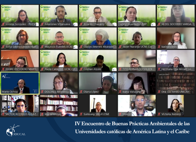 Se llevó a cabo el IV Encuentro de Buenas Prácticas Ambientales de las Universidades Católicas de América Latina y el Caribe